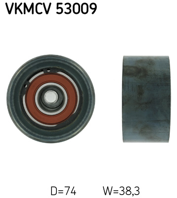 SKF Vezetőgörgő, hosszbordás szíj VKMCV53009_SKF